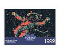 1000 Piezas Voituretoon Chat Rompecabezas Juguetes Desafiantes Decoración del Hogar Chaton Mignon Puzzle Familiar Regalo Creativo para Adultos Y Niños 38x26cm/1000pcs