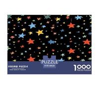 1000 Piezas Voituretoon étoile Rare Puzle Juguetes Desafiantes Decoración del Hogar Juego De Habilidad étoiles colorées All Puzzle Juguete Educhativo para Adultos Y Niños 38x26cm/1000pcs