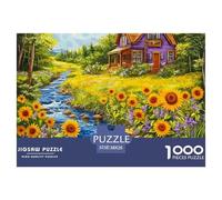 1000 Piezasgirasol El PuzzleA Plant That Always Faces The Sun Puzzles para Adultos con Adultos De 12 Años Y Más Juego Duro El Desafío Es Difícil Decoración del Hogar38x26cm/1000pcs