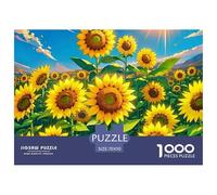 1000 Piezasgirasol El PuzzleA Plant That Always Faces The Sun Puzzles para Adultos con Adultos De 12 Años Y Más Brainteasing El Desafío Es Difícil Decoración del Hogar70x50cm/1000pcs