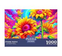 1000 Piezasgirasol PieceJigsawA Plant That Always Faces The Sun Puzzles para Adultos con Adultos De 12 Años Y Más Juego Duro El Desafío Es Difícil Regalos De Decoración del Hogar38x26cm/1000pcs