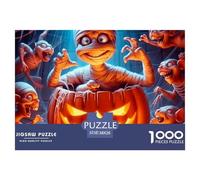 1000 PiezasHalloween El PuzzleHalloween-Themed Style Puzzles para Adultos con Adultos De 12 Años Y Más Brainteasing El Desafío Es Difícil Regalos De Decoración del Hogar38x26cm/1000pcs