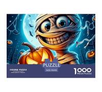 1000 PiezasHalloween El PuzzleHalloween-Themed Style Puzzles para Adultos con Adultos De 12 Años Y Más Brainteasing El Desafío Es Difícil Decoración del Hogar70x50cm/1000pcs