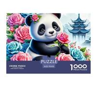 1000 PiezasPanda El PuzzleNational Treasure-level Cute And Adorable Creature Puzzles Para Adultos Con Adultos De 12 Años Y Más Juego Duro El Desafío Es Difícil Regalos De Decoración Del Hogar70x50cm/1