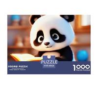 1000 PiezasPanda PieceJigsawNational Treasure-Level Cute and Adorable Creature Puzzles para Adultos con Adultos De 12 Años Y Más Brainteasing El Desafío Es Difícil Decoración del Hogar38x26cm/1000pcs