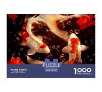 1000 PiezasPeces Koi El PuzzleAnimals That Can Bring Good Luck Puzzles para Adultos con Adultos De 12 Años Y Más Puzzle Educativo El Desafío Es Difícil Regalos De Decoración del Hogar70x50cm/1000pcs