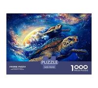 1000 PiezasTortuga Marina El PuzzleThe Spirit of The Sea Has A Long Lifespan Puzzles para Adultos con Adultos De 12 Años Y Más Brainteasing El Desafío Es Difícil Regalos De Decoración del Hogar70x50c