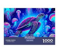 1000 PiezasTortuga Marina PieceJigsawThe Spirit of The Sea Has A Long Lifespan Puzzles para Adultos con Adultos De 12 Años Y Más Juego Duro El Desafío Es Difícil Regalos De Decoración del Hogar70x50c