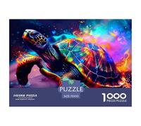 1000 PiezasTortuga Marina PieceJigsawThe Spirit of The Sea Has A Long Lifespan Puzzles para Adultos con Adultos De 12 Años Y Más Brainteasing El Desafío Es Difícil Regalos De Decoración del Hogar70x5