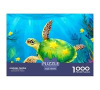 1000 PiezasTortuga Marina PieceJigsawThe Spirit of The Sea Has A Long Lifespan Puzzles para Adultos con Adultos De 12 Años Y Más Juego Duro El Desafío Es Difícil Regalos De Decoración del Hogar70x50c