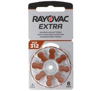 1000 pilas para audífonos Rayovac Extra Advanced talla 312 blister de 8 PR41 ...