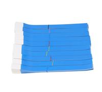 1000 pulseras desechables para niños pulseras impermeables niños para conciertos de juegos Evento de música resistente a la lágrima Ticket papel lágrimas (Azul)