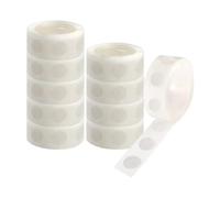 1000 puntos adhesivos invisibles de doble cara para manualidades de globos de 1,2 cm, adhesivos transparentes extraíbles para decoración de bodas, cinta transparente extraíble de doble cara