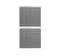 1000 Puntos de Escaneo 3D. Marcas de Puntos. Escáner 3D Portátil. Refleja el Punto Objetivo en el Interior y 6 en el Exterior. Reflectivo de 10 mm.