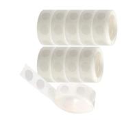 1000 puntos de pegamento transparentes de 1,2 cm, cinta adhesiva de doble cara extraíble para manualidades de globos y decoración de bodas, puntos adhesivos invisibles