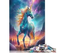 1000 puzles de fantasía cósmica con Unicornios para Adultos y Adolescentes. Ideales para Toda la Familia 38 x 26 cm / 1000 Piezas.