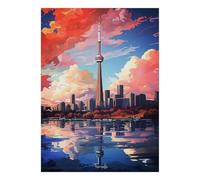 1000 rompecabezas mini para familia Tour Horizonte Reflet Papel reciclado | 38x26cm Caja Decoración De Dormitorio Corte Preciso Regalo De Cumpleaños Relajación