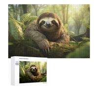 1000 sierras de calar para adolescentes, perezoso amazónico en la selva tropical, rompecabezas para adultos, juguete de decoración de pared, corte de precisión, gran regalo para juegos, 1000 piezas