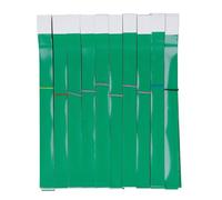 1000 Stück Einweg-Armbänder, reißfeste Papier-Eventarmbänder für Kinder mit verstellbarem Sitz und leuchtenden Farben, ideal für Sicherheit bei Spielplatz-, Konzert- und (Verde)
