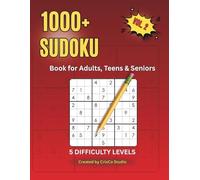 1000+ Sudoku Book for Adults - Vol. 2: 5 Difficulty Levels: Easy, Medium, Medium-Hard, Hard & Brutal (The Ultimate Sudoku Series)