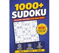 1000+Sudoku For All: Challenge Your Mind | Large Print Sudoku | Boost Logic Improve Focus | 8.5*11 inches, 1000+ Puzzles 222 pages | Solutions Included | DRS Global Publishing by DRS Global Publishing