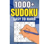1000+ Sudoku Puzzle Book for Adults: Easy to Hard Levels | Fun and Challenging Sudoku Book for Adults