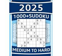 1000+ Sudoku Puzzles for Adults: Medium to Hard Sudoku Puzzle Book with Detailed Step-by-step Solutions and Hints When You Get Stuck (Cerebro)