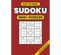 1000+ Sudoku Puzzles for Adults & Seniors - Easy, Medium, Hard - Big Brain Games to Keep You Sharp: Sharpen Focus and Boost Mental Agility With 1000+ ... Adults with Big Print for Seniors and Teens)