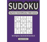 1000+ Sudoku Puzzles for Adults & Seniors - Hard Difficulty Only: Big Print Sudoku Puzzle Book Includes Over 1000 Hard Puzzles to Sharpen Logic, Boost ... 1000+ Sudoku Puzzles for Adults & Seniors)