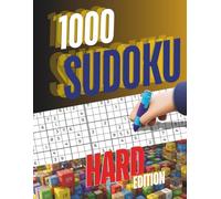 1000 SUDOKU: Vol. 4: Hard Large Print Sudoku Puzzles - 1000 Big Number Brain Games for Adults & Seniors