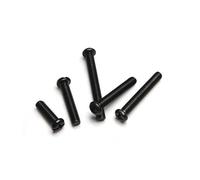 1000 Uds M1.7/M2 longitud 3-14mm tornillo de cabeza plana tornillos planos Cruz empotrada elevada contador Phillip Plaine Micro Puntas pequeñas(M2-5mm (1000Pcs))