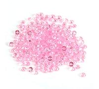 1000 unids/bolsa 4.5mm cuentas acrílico transparente cristal acrílico perla diamantes acrílico para boda ducha jarrón cuentas decoración DIY (rosa)