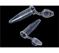 1000 unids/lote 0,5 ml laboratorio claro marca en forma de V tubo de centrífuga de plástico a escala