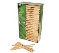 1000 varillas de madera de 13 cm con forma de paleta