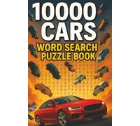 10000 cars word search puzzle book: | A Mega Car-Themed Word Search Challenge with 10,000 Hidden Words | 1 word puzzles | 6x9 |