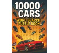 10000 cars word search puzzle book: | A Mega Car-Themed Word Search Challenge with 10,000 Hidden Words | 1 word puzzles | 6x9 |