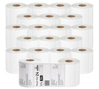 10000 etiquetas térmicas de envío de 100 x 150 mm, 20 rollos, 500 etiquetas por rollo, térmica directa, compatible con impresoras Zebra y MUNBYN