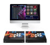 10000 juegos en 1 Pandora Box Saga Arcade consola de juegos compatible para añadir juegos compatibles con PC proyector TV, juegos 3D, lista de favoritos de 4 jugadores, guardar/buscar/ocultar/pausar