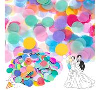 10000 pcs Papel picado, 2.5 cm Papel de seda confeti de mesa, para bodas, cumpleaños, baby shower, graduación, decoraciones de fiesta de ceremonia 200g