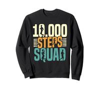 10000 Steps Squad Paso Caminar Senderismo 10000 Pasos Sudadera