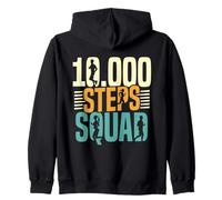 10000 Steps Squad Paso Caminar Senderismo 10000 Pasos Sudadera con Capucha