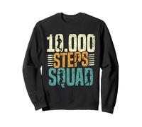 10000 Steps Squad Senderismo Caminar Paso 10000 Pasos Sudadera