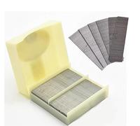 10000 unids/caja 10/15/20/25/30mm 304 grapadora de mosquitos de acero inoxidable, clavo recto para pistola clavadora neumática P616 P622 P630(20mm)