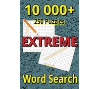 10000 Word Search Book: Tough Puzzles for Extreme Word Hunters | 20 Words Per Puzzle & 10,000+ Unique Words | A Brain-Boosting Word Search Book for Adults & Smart Teens!