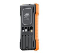 10000mAh Solar Power Bank - Waterproof USB Portable Phone Charger | 10000mAh waterproof power bank with solar and USB charging for outdoor travel and emergencies.