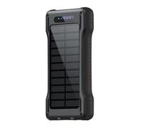 10000mAh Solar Power Bank - Waterproof USB Portable Phone Charger