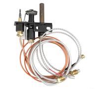 10002264 Conjunto piloto de propano y gas natural, pieza de montaje piloto de 3 vías para calor Glo, chimenea y horno de freír, kit de piezas de termopilas