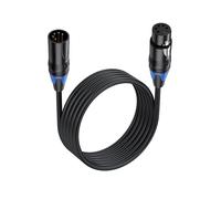 (1000cm) 5Pin DMX512 XLR Male to Female Cable Microphone Connection Wire Extension Line