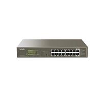 Tenda TEG1116P-16-150W switch No administrado L2 Gigabit Ethernet (10/100/1000) Energía sobre Ethernet (PoE) Negro ( TEG1116P-16-150W )