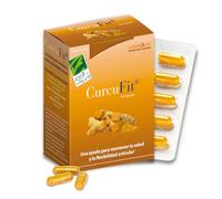 100% Natural CurcuFit Cápsulas - Curcumina Meriva® 1000 mg Concentrada - 60 cápsulas